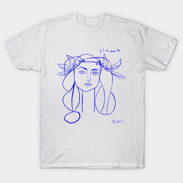 Muse by Picasso T-Shirt by eeyebrows